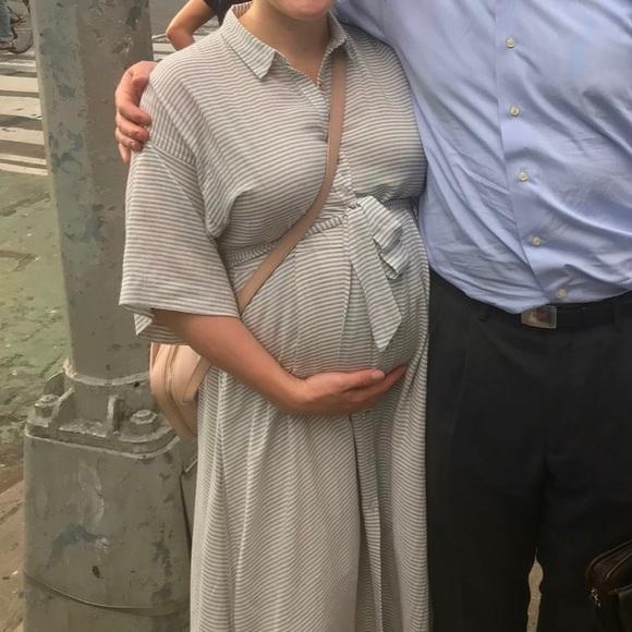 Hatch button down midi dress with belt size 0 - Picture 5 of 5